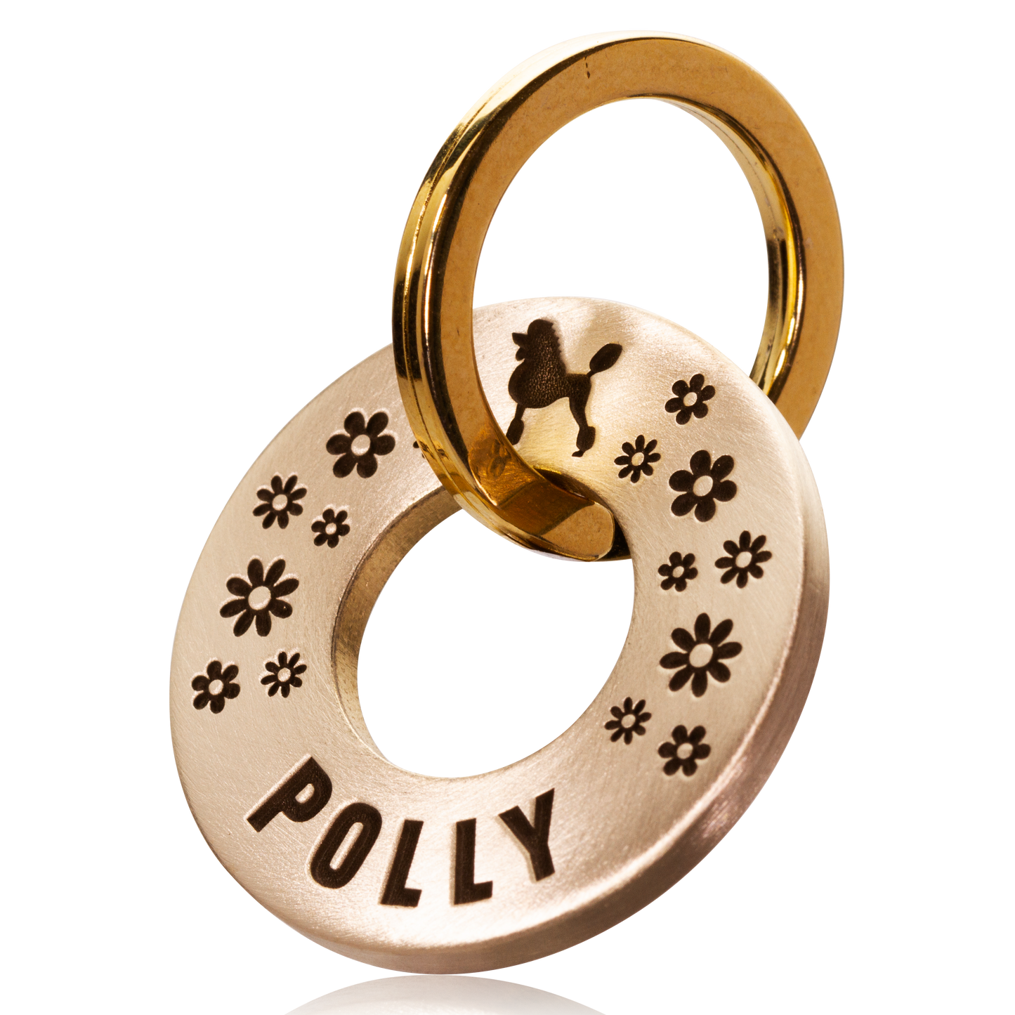 Breed Silhouette & Design Engraving Dog Tag