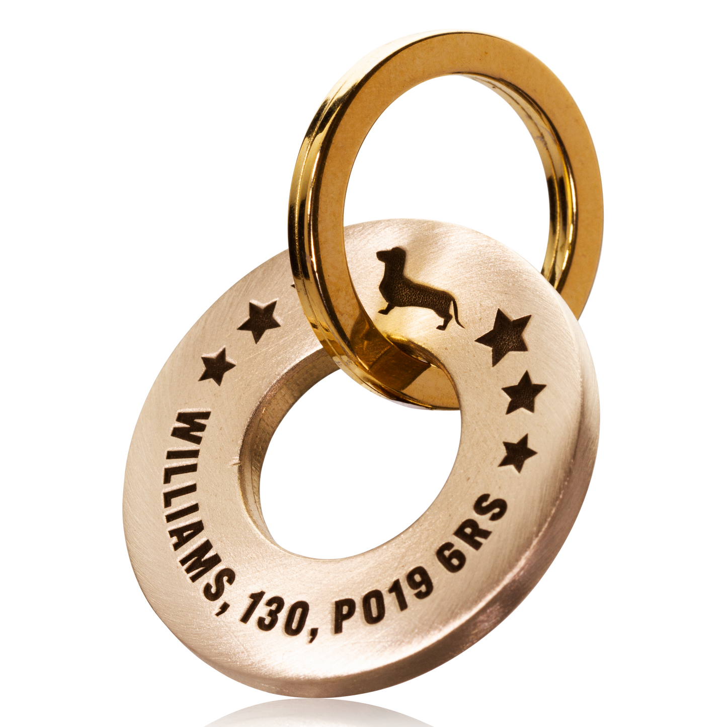 Breed Silhouette & Design Engraving Dog Tag