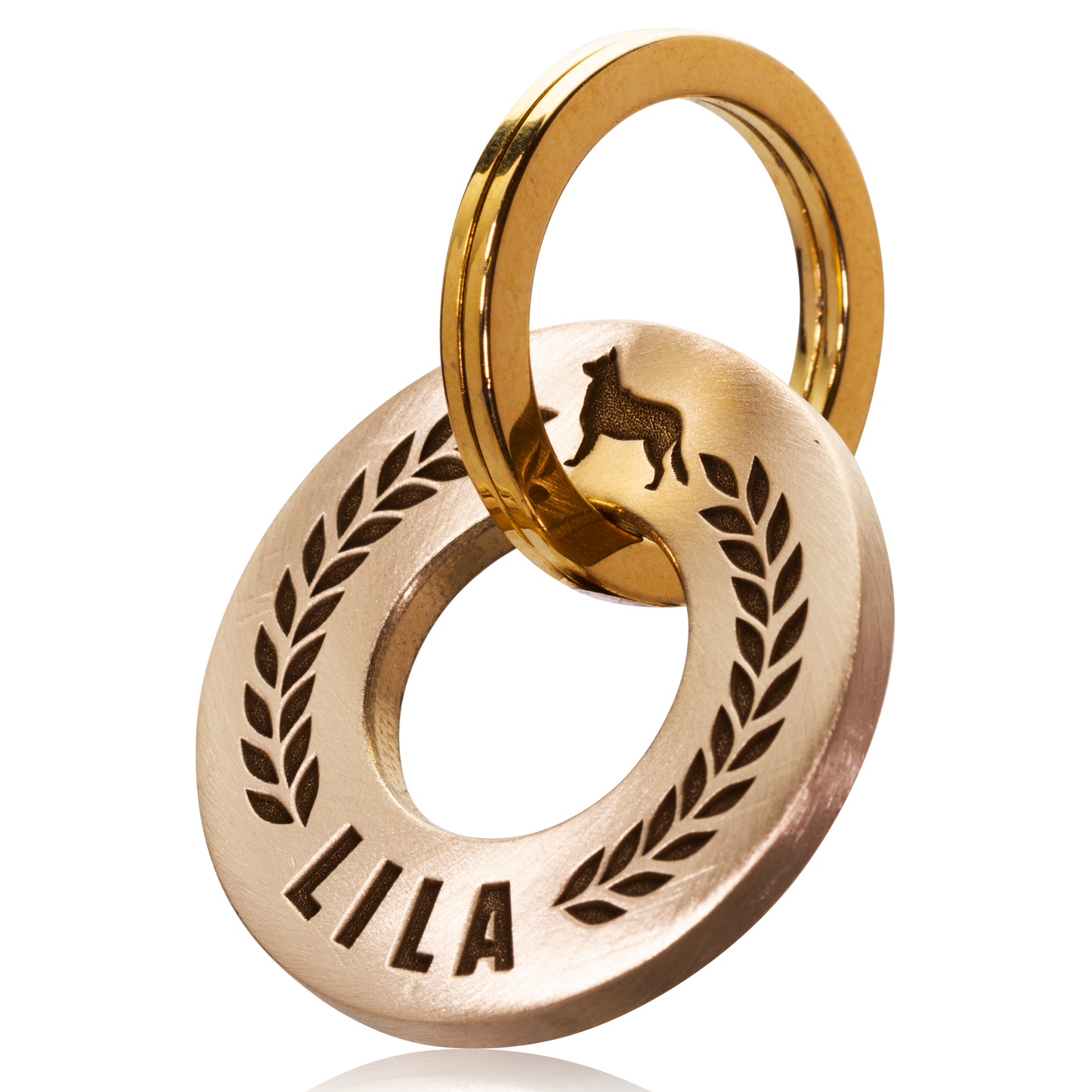 Breed Silhouette & Design Engraving Dog Tag