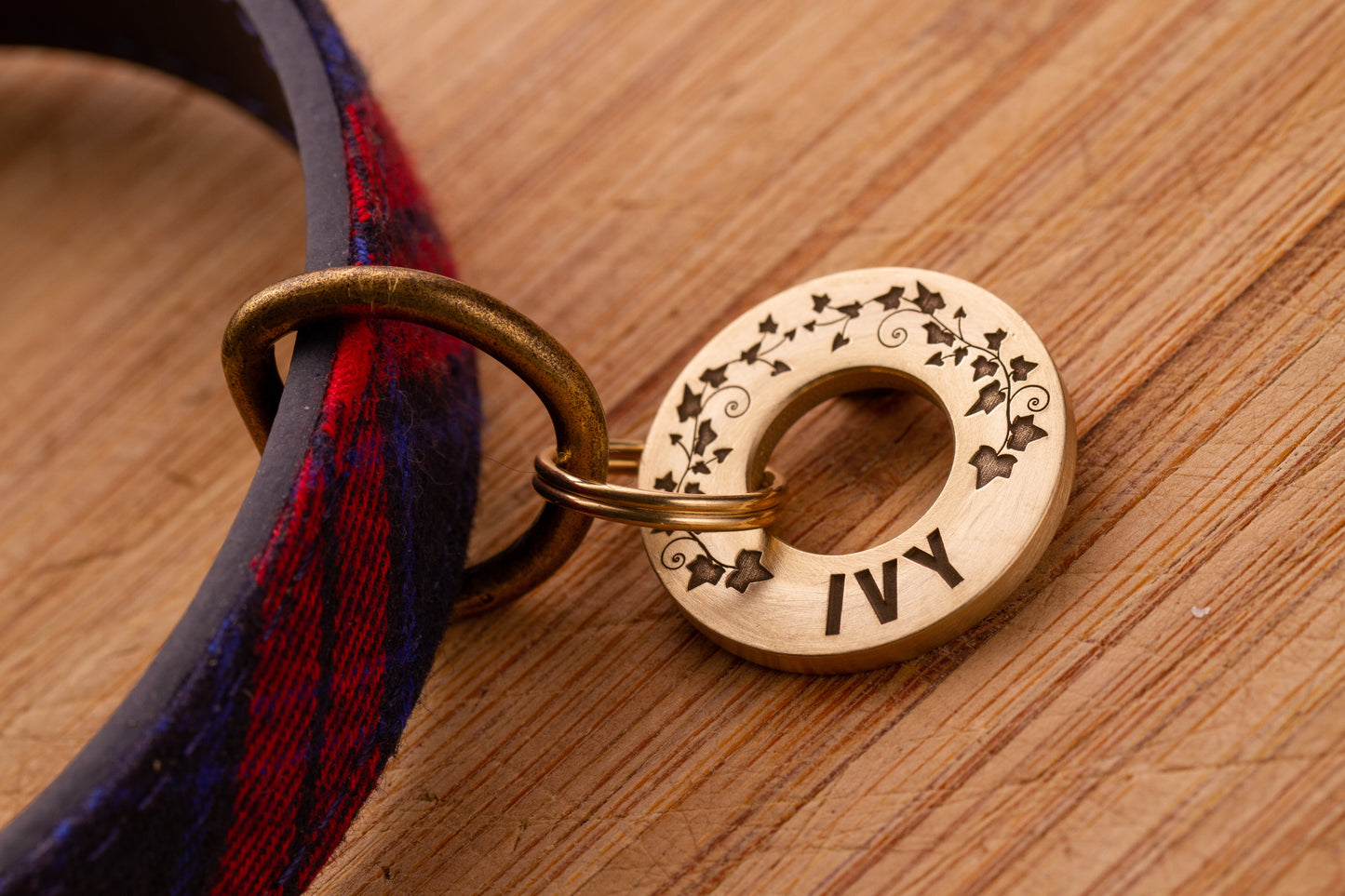 Ivy Design- 28mm Solid Brass or Stainless Steel Dog/Pet ID Tag