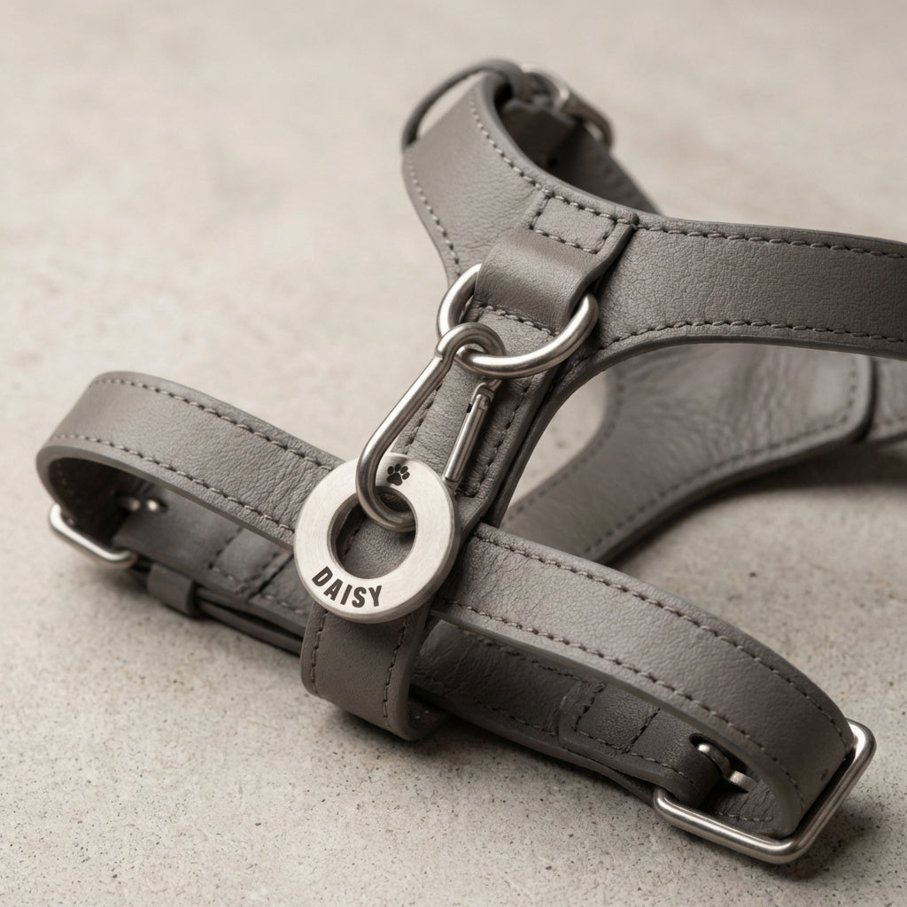 Professionally Engraved & Polished Dog/Pet ID Tag