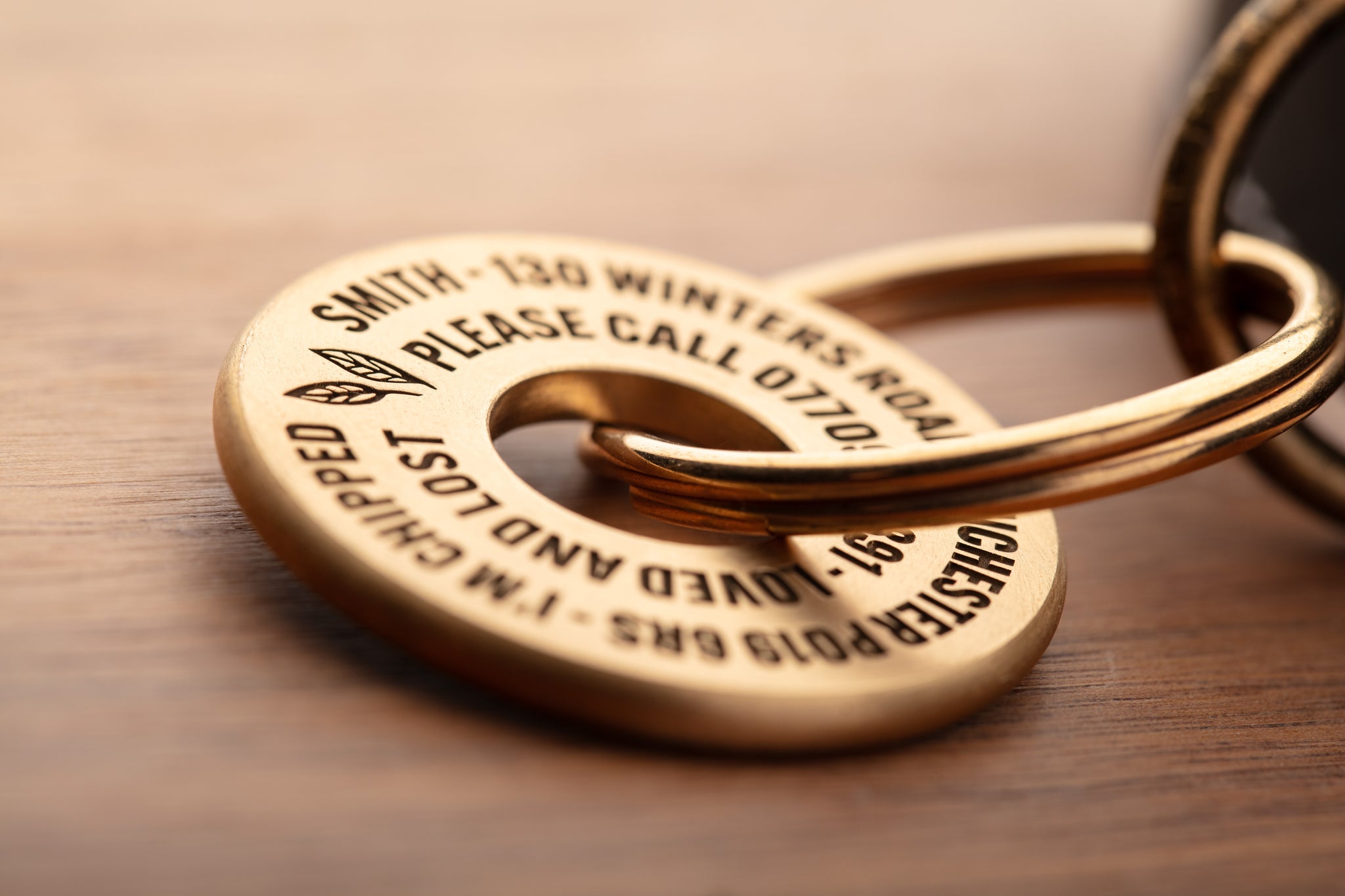 Large Brass Dog Tag - Custom Engraved - UKR Designs