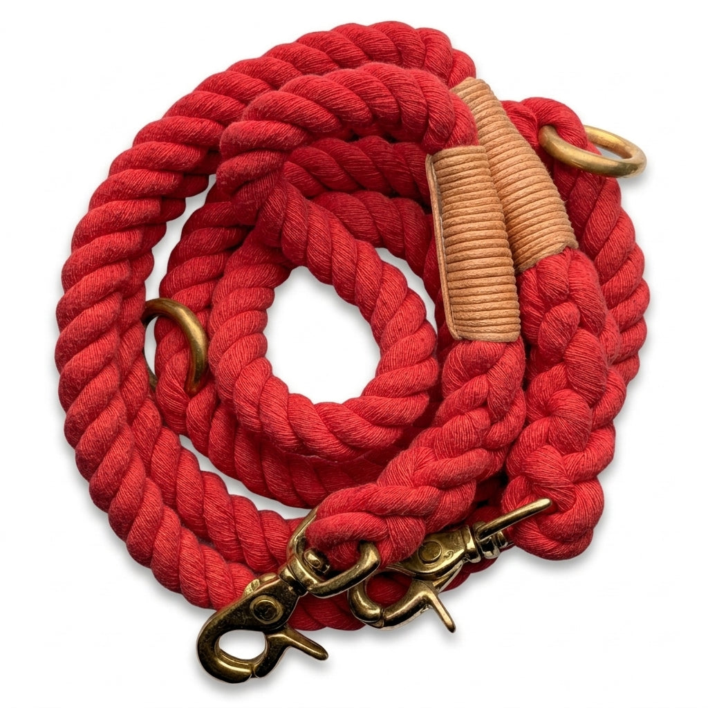 Double-Ended Cotton Rope Dog Lead – 2m