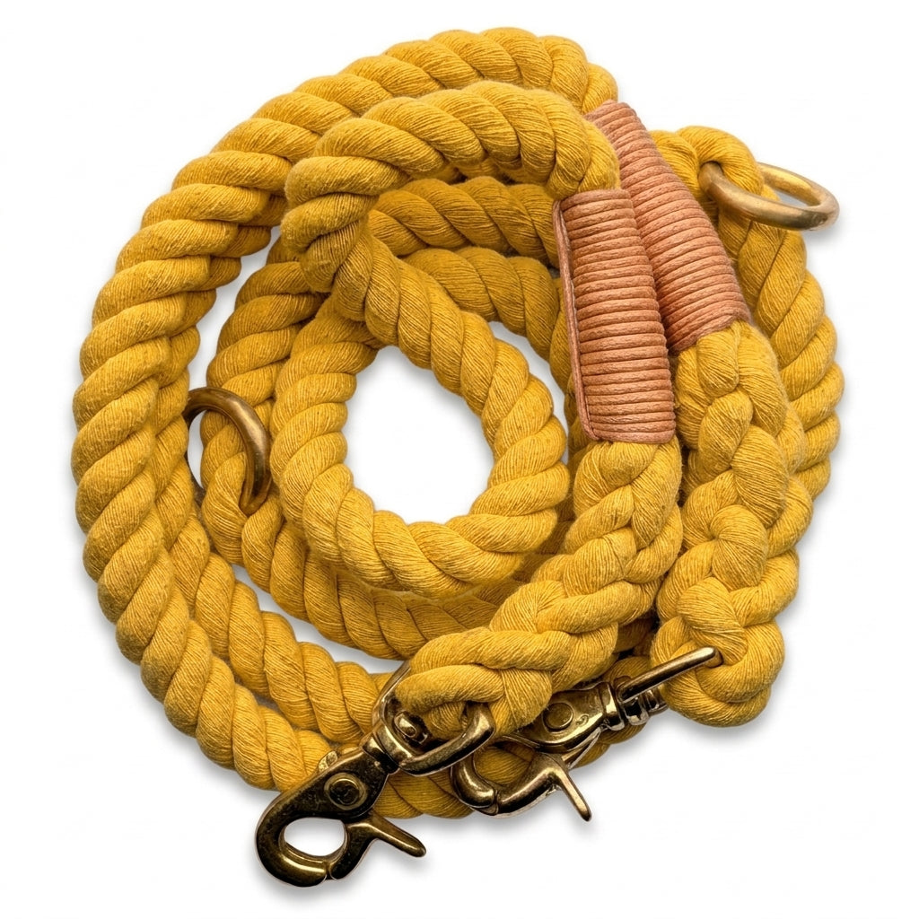 Double-Ended Cotton Rope Dog Lead – 2m