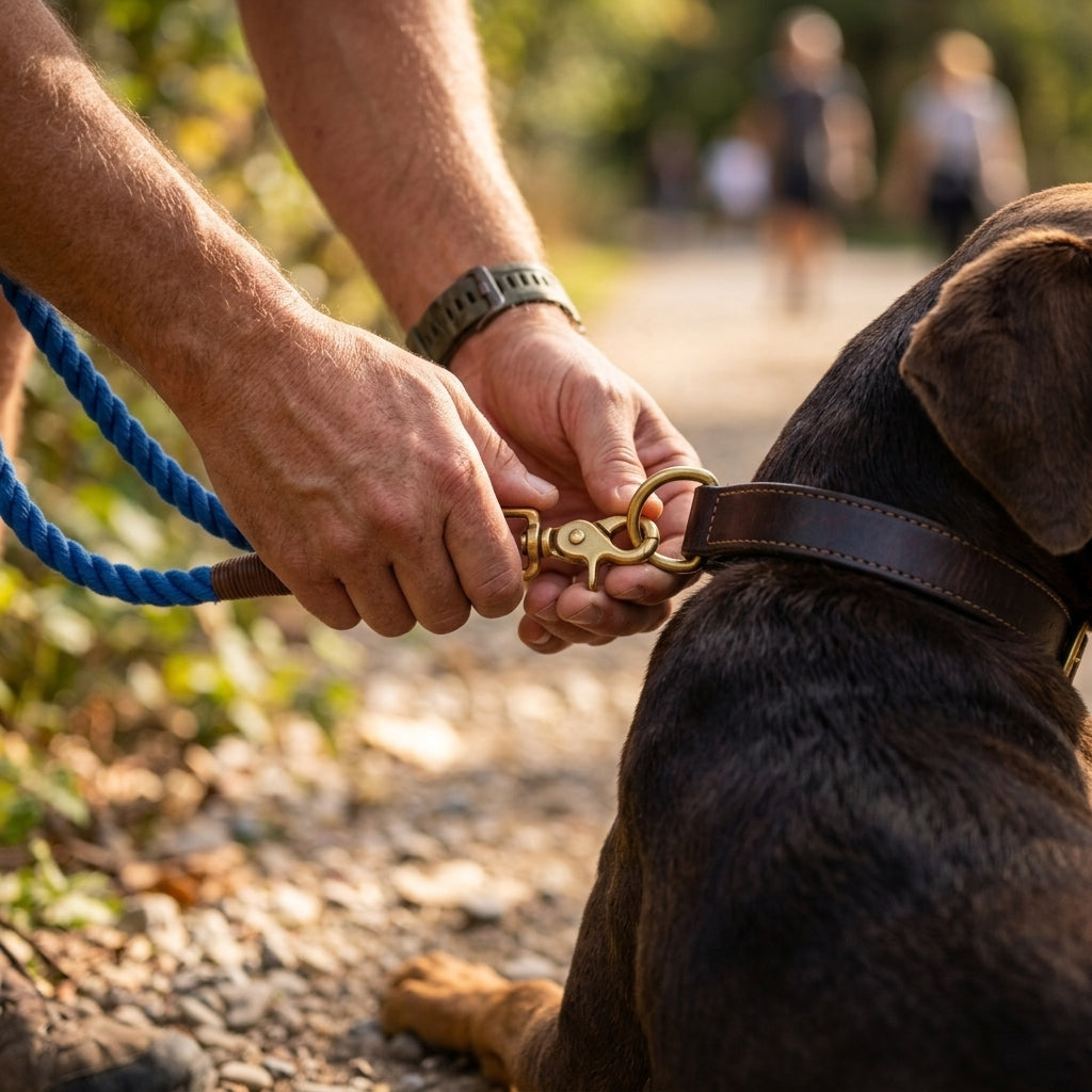 Double-Ended Cotton Rope Dog Lead – 2m